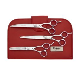 Entrée -4 Piece Kit 8.5 St, 8.5 C, 30-Tooth Thinner, 21-Tooth Sculpting & Finishing  Left Handed